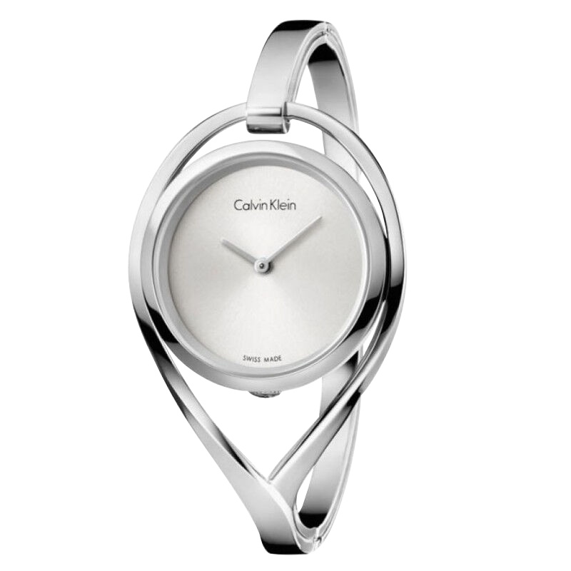 CK手表 女士2017新款玫瑰金手镯石英表瑞士女表 K6L2M116