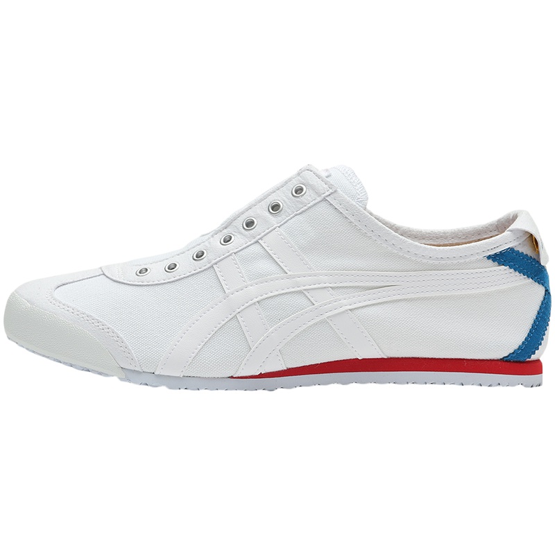 【自营】鬼冢虎男鞋女鞋休闲鞋MEXICO一脚蹬帆布运动鞋D3K0N-100