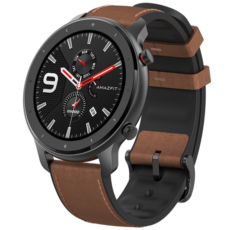 华米Amazfit GTR 智能手表 运动手表 24天续航 GPS 50米防水 NFC 47mm 铝合金版