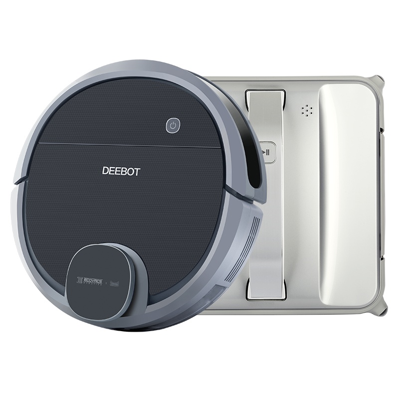 科沃斯(Ecovacs ) 扫地机器人套装 DN55+W83S 全自动智能 规划清扫 视觉导航 扫拖一体 APP智控