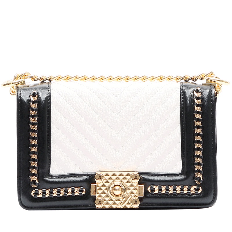 都宝路 包包2020新款时尚单肩包女包小包包女斜挎包链条斜挎小方包