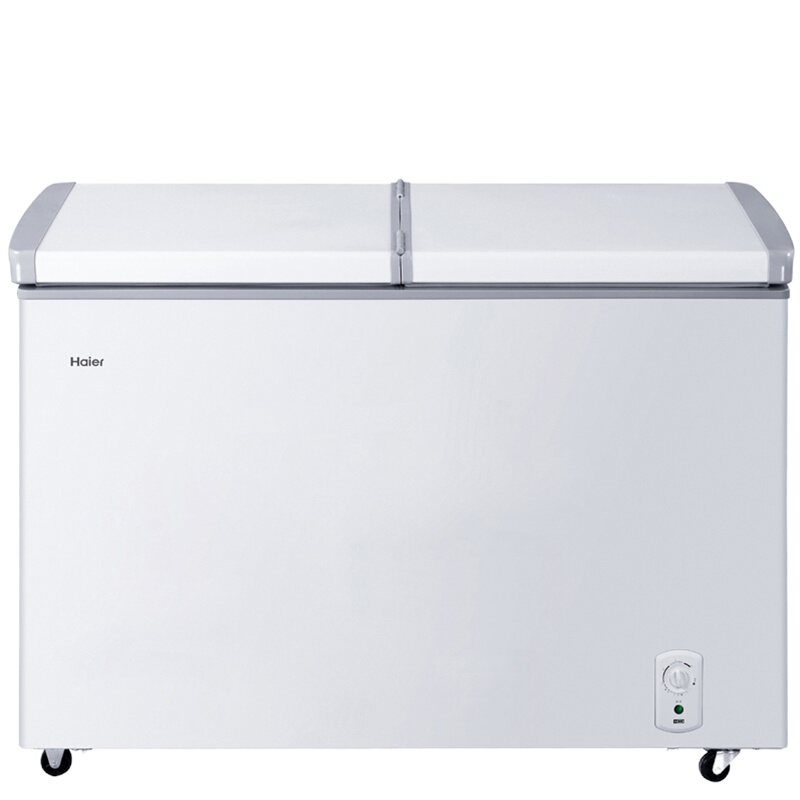 海尔 HAIER 273升冷柜 蝶形门 侧掀门 单箱变温冰柜 家用商用二合一 卧式冰箱 BC/BD-273SEA