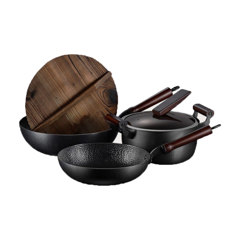 章氏手工捶打3件套32炒+24汤+26煎