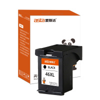 爱斯达适合惠普46墨盒HP deskjet 2020hc 2520hc 2029 2529 4729打印机 黑色墨盒