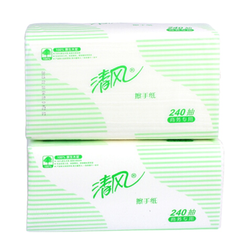 清风 (APP)两折擦手纸B900A 20包箱