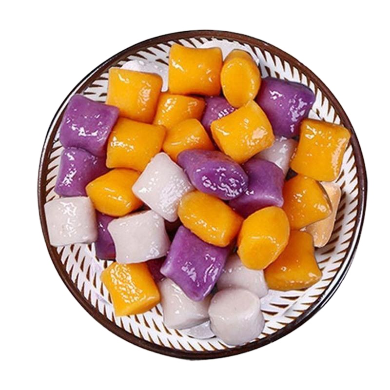 手工大芋圆烧仙草套餐组合装四果汤配料奶茶店专用原材料三色成品 3色混装大芋圆500g