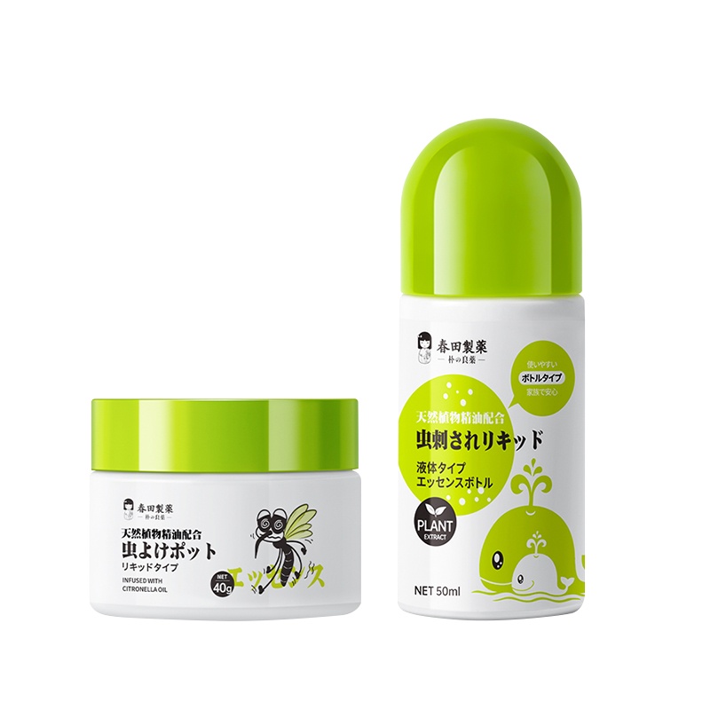 朴小药日本止痒凝露儿童无比滴驱蚊液喷雾蚊怕水婴儿童防蚊虫组合