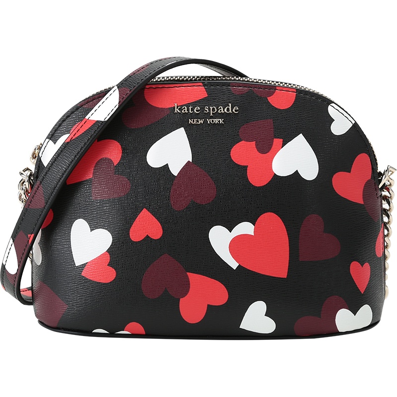 Kate Spade 凯特·丝蓓 女士人造革spencer单肩斜挎包贝壳包小号PWR00219