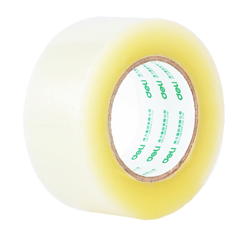 得力胶带封箱胶带 胶条透明封箱带透明胶带 单卷 55mm*200y (30278