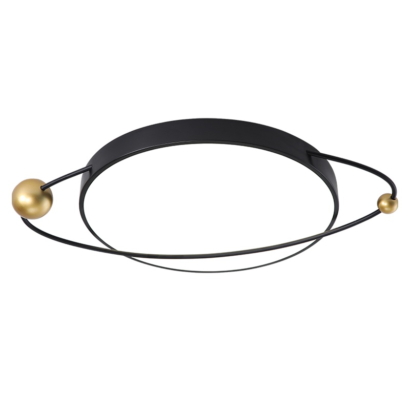 金色梦想 轻奢卧室灯北欧创意LED简约现代风格主人房客房吸顶灯个性书房灯