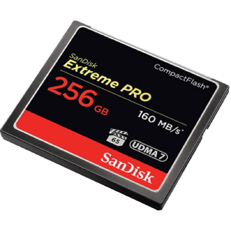闪迪(SanDisk)至尊CompactFlash256GB 读速160MB/s 写速140MB/s