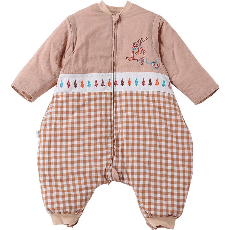 龙之涵【LONGZHIHAN】婴儿春秋款宝宝分腿睡袋大童儿童防踢被