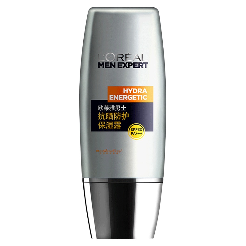 欧莱雅男士防晒保湿露30ml SPF30 PA+++控油隔离霜面部户外专用官方旗舰店护肤男生