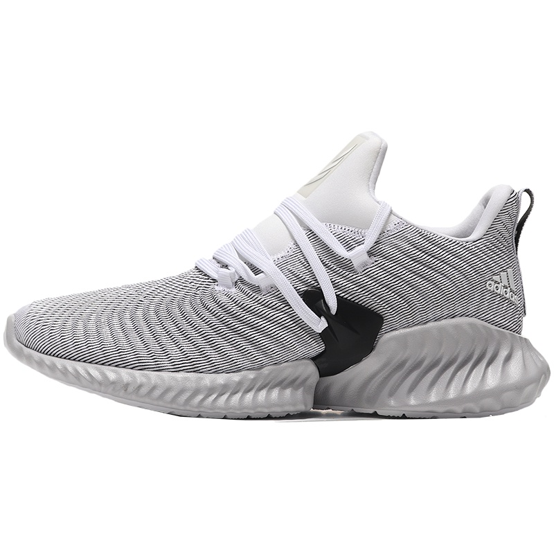 【自营】adidas阿迪达斯男子跑步鞋ALPHABOUNCE INSTINCT休闲运动鞋AQ0562 AQ0562黑+白