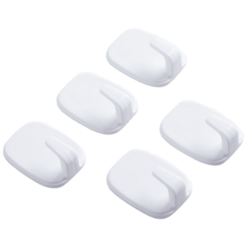 家柏饰(CORATED)免打孔无痕粘胶挂钩厨房粘贴墙壁挂勾浴室墙上后强力粘钩