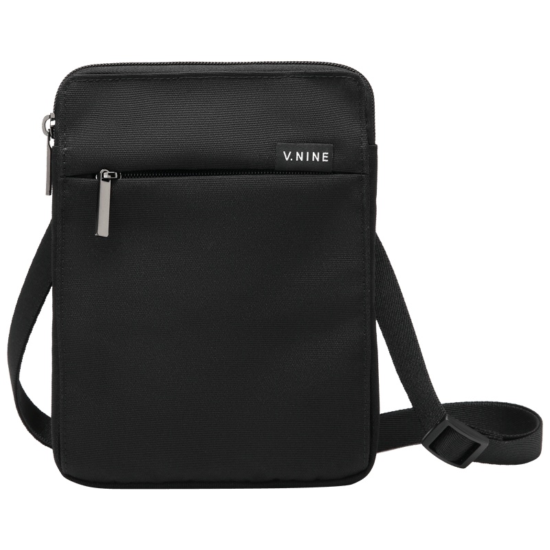 第九城（V.NINE） 单肩包男时尚百搭小背包斜挎包休闲迷你邮差包