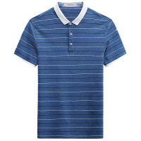 Romon/罗蒙短袖T恤衫男夏季薄款中青年t恤商务休闲透气男士POLO衫