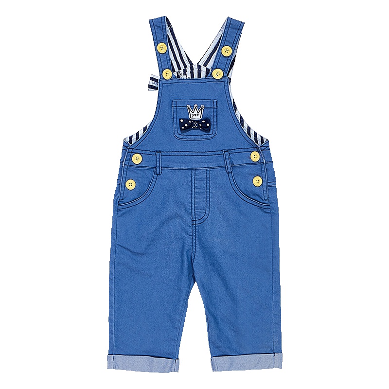 婴姿坊女童宝宝背带裤春季卡儿童婴幼儿休闲裤