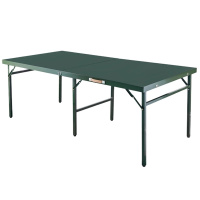军绿色 折叠桌椅 户外会议桌 200cm*100cm*75cm