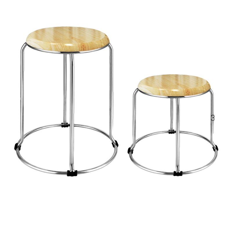 逐鹿中原圆凳子 实木小圆凳 家用餐桌凳椅子TY219小板凳 钢筋凳 皮面圆凳