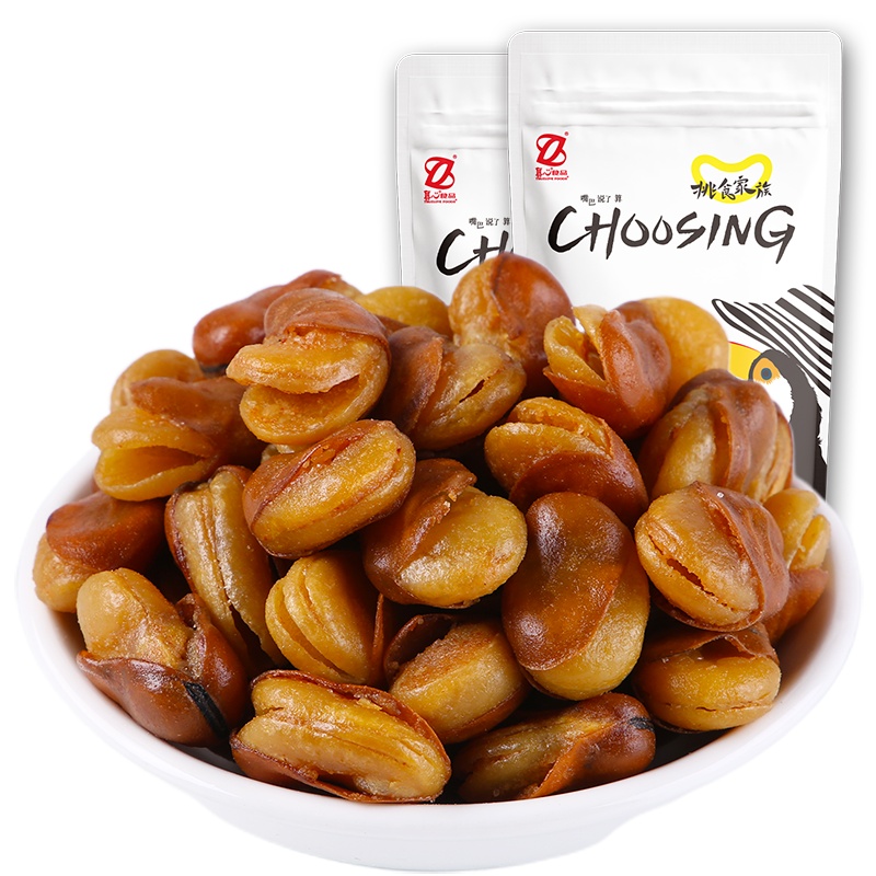 【真心 兰花豆100g】牛肉味蚕豆下酒休闲零食小吃即食炒货散装XT