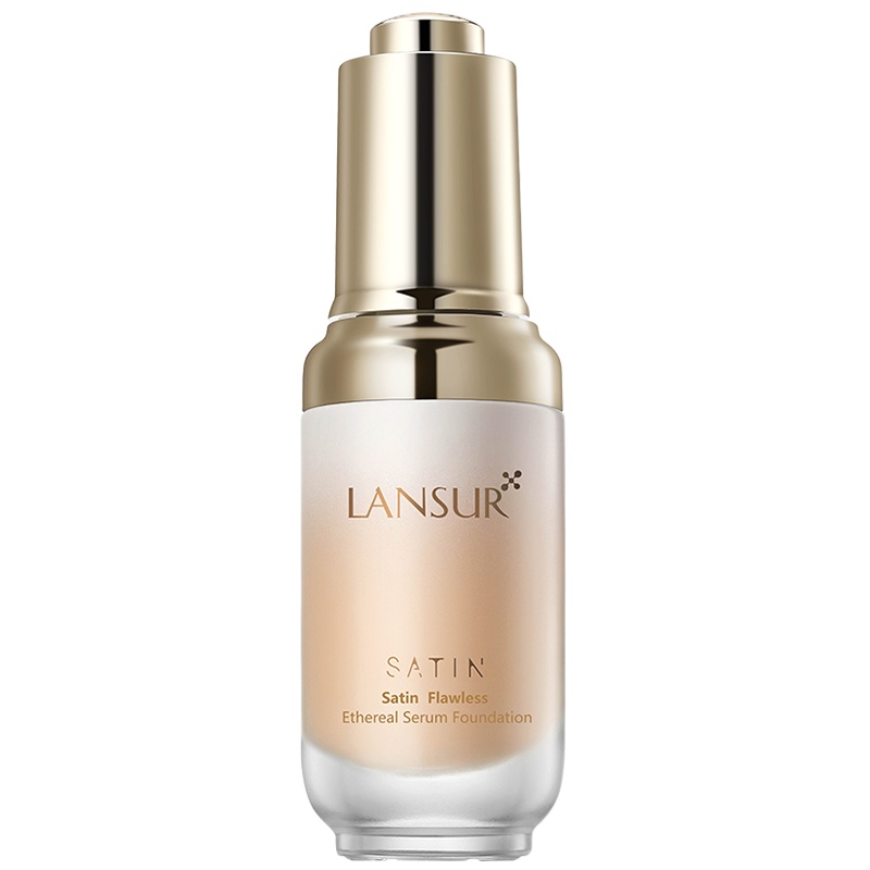兰瑟漫时空.轻盈遮瑕精华粉底液遮瑕保湿持久提亮肤色轻盈透薄旗舰店专柜正品