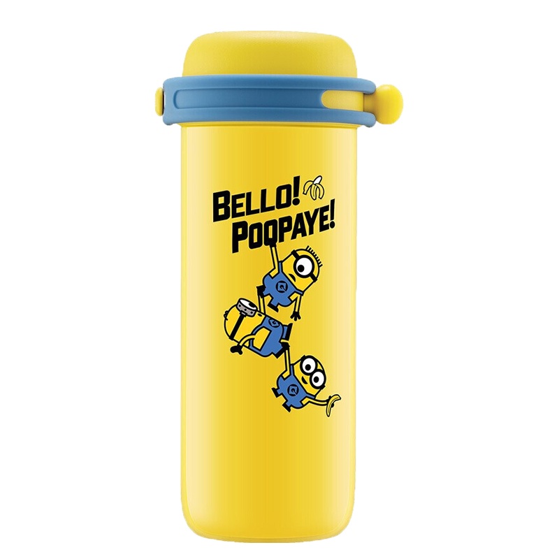 苏泊尔保温杯小黄人保温杯女大容量男女小学生简约儿童便携水杯女生学生水壶婴幼儿不锈钢杯子男款新款泡茶水杯子KC42GD10