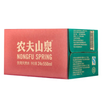农夫山泉天然矿泉水 (纸箱装/24瓶) 550ml