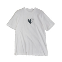 绒媛夏季短袖T恤!颜色款式随机发!2021新款短袖t恤女夏设计感小众纯棉印花半袖体恤上衣打底衫