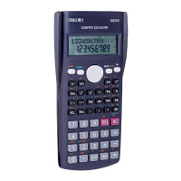 得力 D82MS时尚函数计算器 240种功能科学计算机(适用于初高中生) 深蓝色