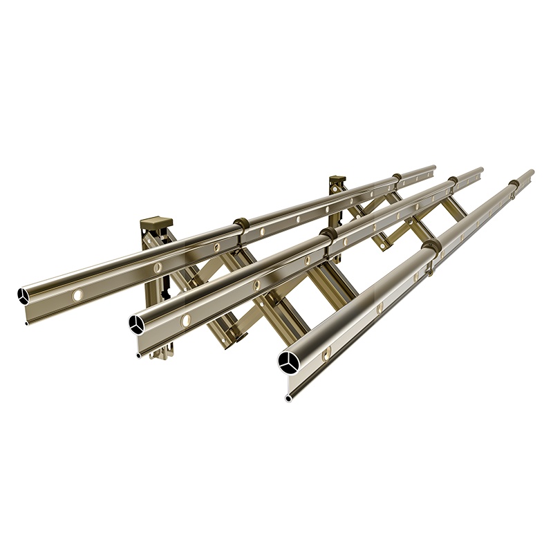 盼盼铝合金外飘衣架 阳台户外推拉晾衣架 室外晒被架折叠晾衣杆外伸缩晒衣架升降晾衣架