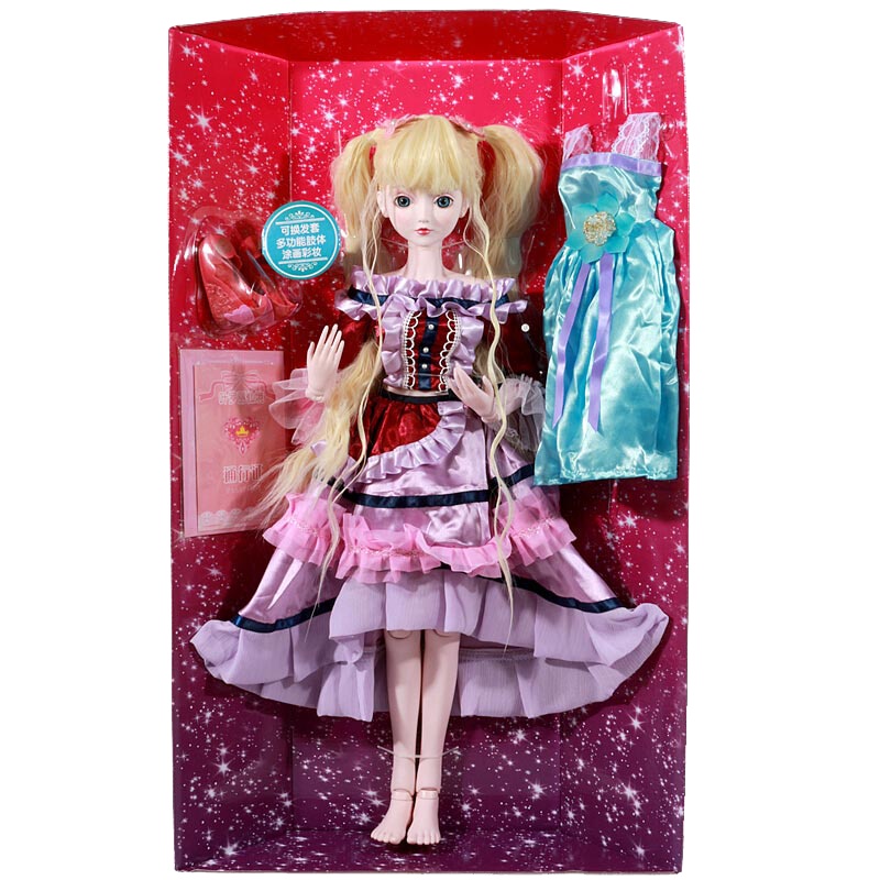 叶罗丽娃娃精灵梦卡通公主夜萝莉仙子DIY梦幻套装改装女孩换装玩具莫莎60CM