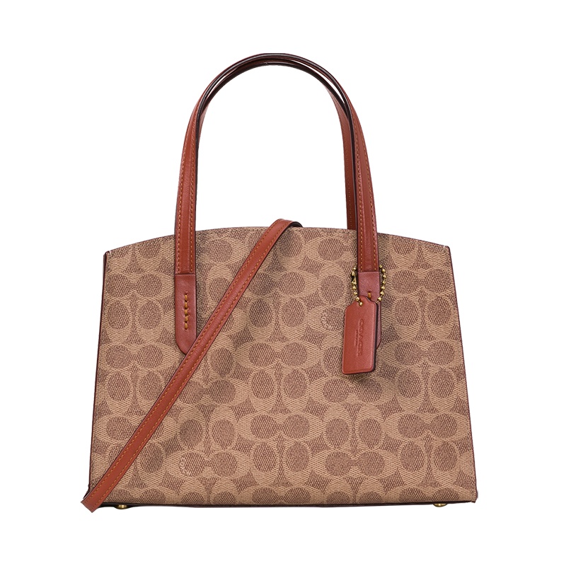 [20春夏新款]COACH/蔻驰 女士涂层帆布皮质单肩斜跨包 32749