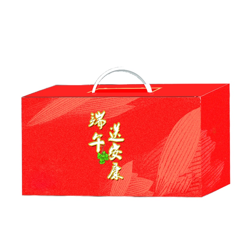 品创 粽子礼盒 定制LOGO 内含糯米/干粽叶/红枣/马莲/五彩绳/小扫把/小葫芦/香包/ 100盒装