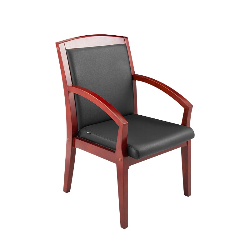 科朔 油漆办公椅 会议椅 黑色皮质办公椅KSCY03