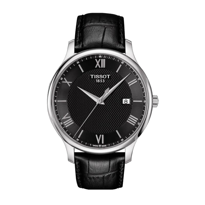 天梭(TISSOT)俊雅系列时尚皮带石英男士手表T063.610.16.058.00