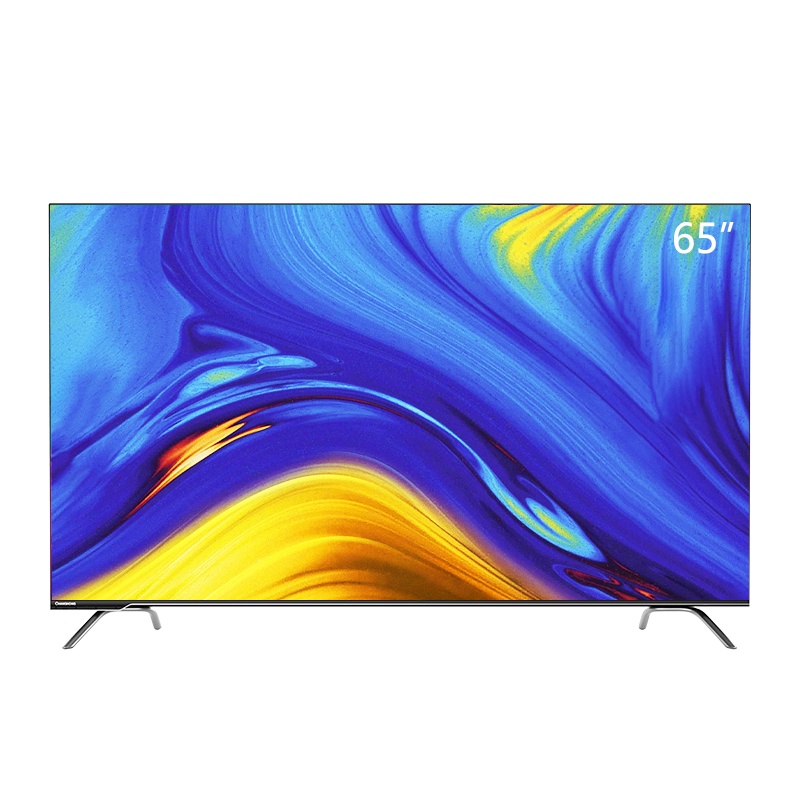 长虹PPTV CS65P10 65英寸无边全面屏4K超高清HDR人工智能语音 超薄机身LED平板液晶彩电视机客厅家用
