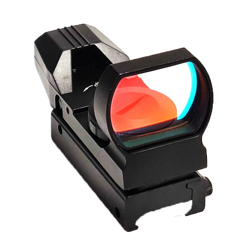 红膜四变点全息瞄准器 内红点四变点全息瞄准镜 高精准快速寻鸟镜 防水抗震光学瞄准镜 内反射瞄准狙击镜