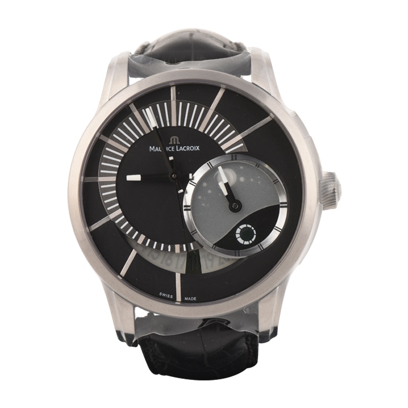 MAURICELACROIX艾美男士精钢日历自动机械表奔涛10014678