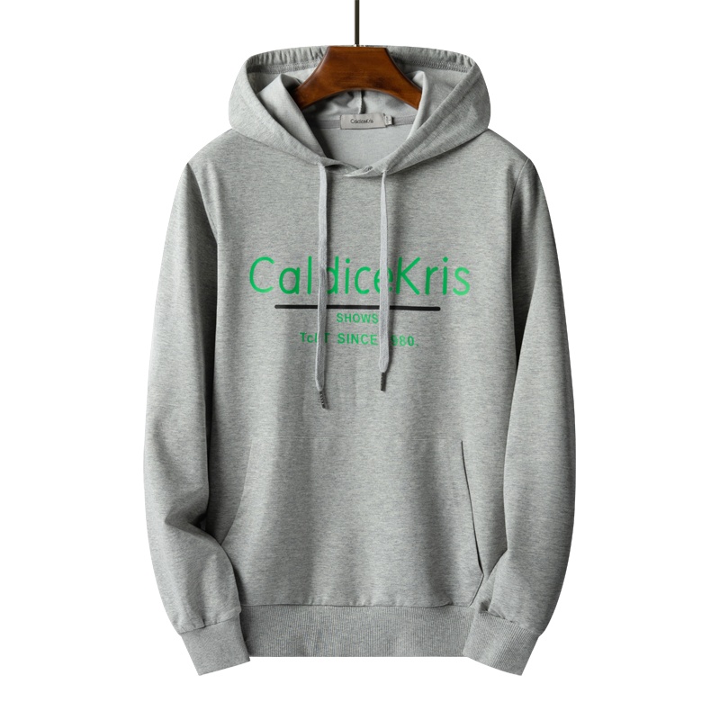 Caldicekris 男士秋季潮连帽卫衣外套韩版宽松上衣休闲百搭