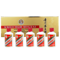 贵州茅台酒 飞天茅台小酒版 53度50ml*5 金色条盒装 酱香型白酒