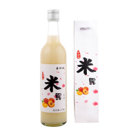 苏州桥米酒桂花米露水蜜桃女微醺晚安甜酒0.5度375ML*2组合装