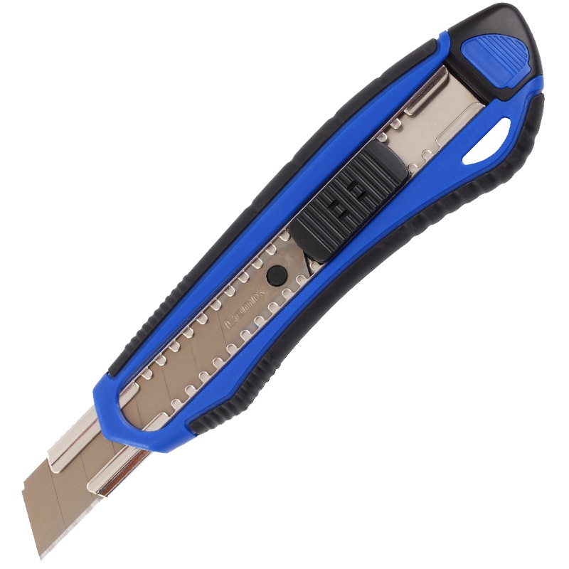 齐心 COMIX B2834 舒适自锁美工刀（18mm) 单个装（起订量不足12个不发货）