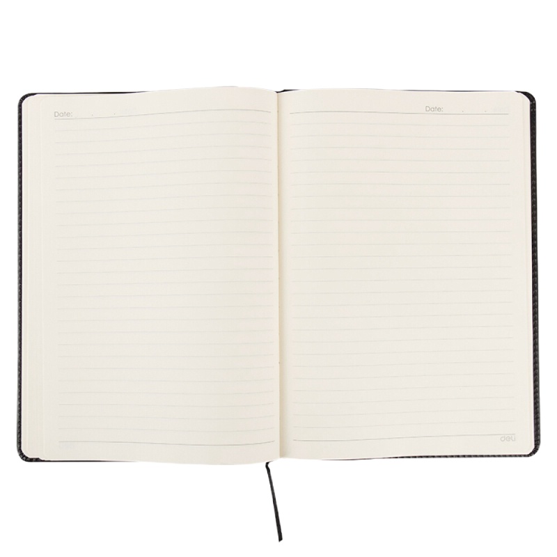 得力3161高级记事本-16k-112张(黑) 12本装