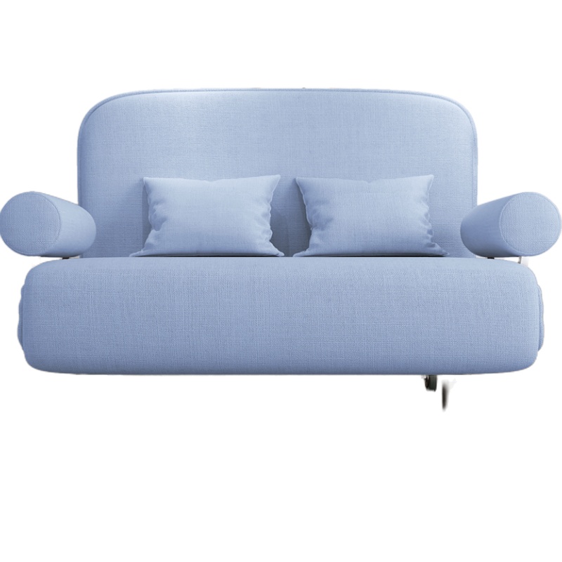 顶鸿DH-HY0780沙发床两用客厅多功能布艺可折叠休闲办公室午休床带轮沙发椅 扶手+滑轮100cm