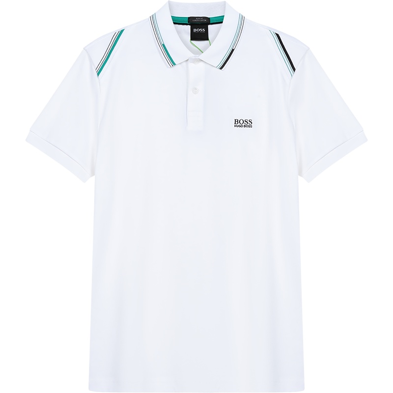 HUGO BOSS 雨果博斯 男士棉质短袖POLO衫 50443453