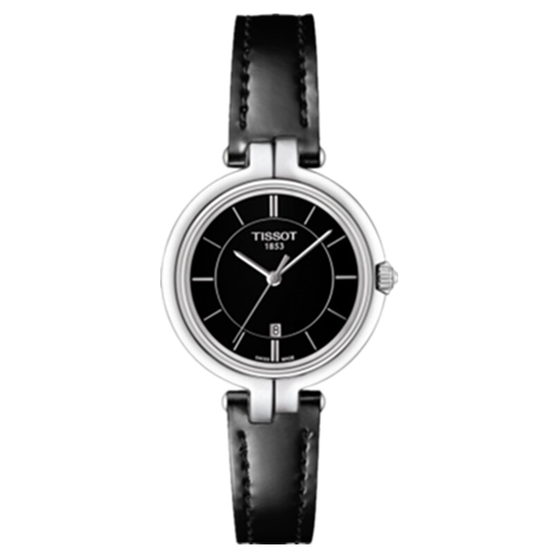 天梭（TISSOT）手表瑞士时尚潮流弗拉明戈系列简约 石英 女表商务 休闲 时尚女表T094.210.16.051.00