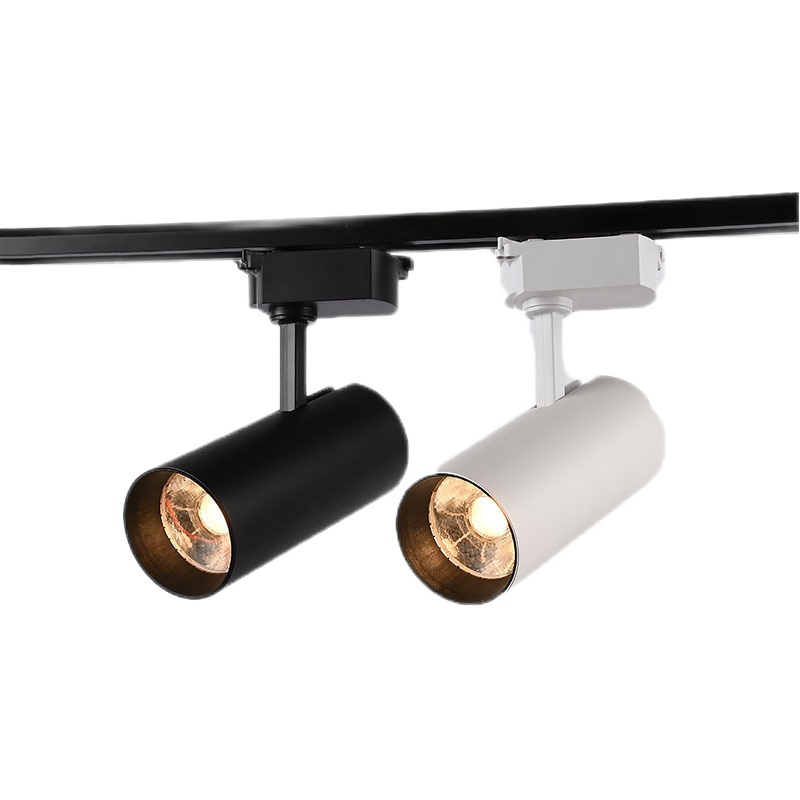 led轨道灯COB服装店15W射灯超市博物馆30W明装导轨灯