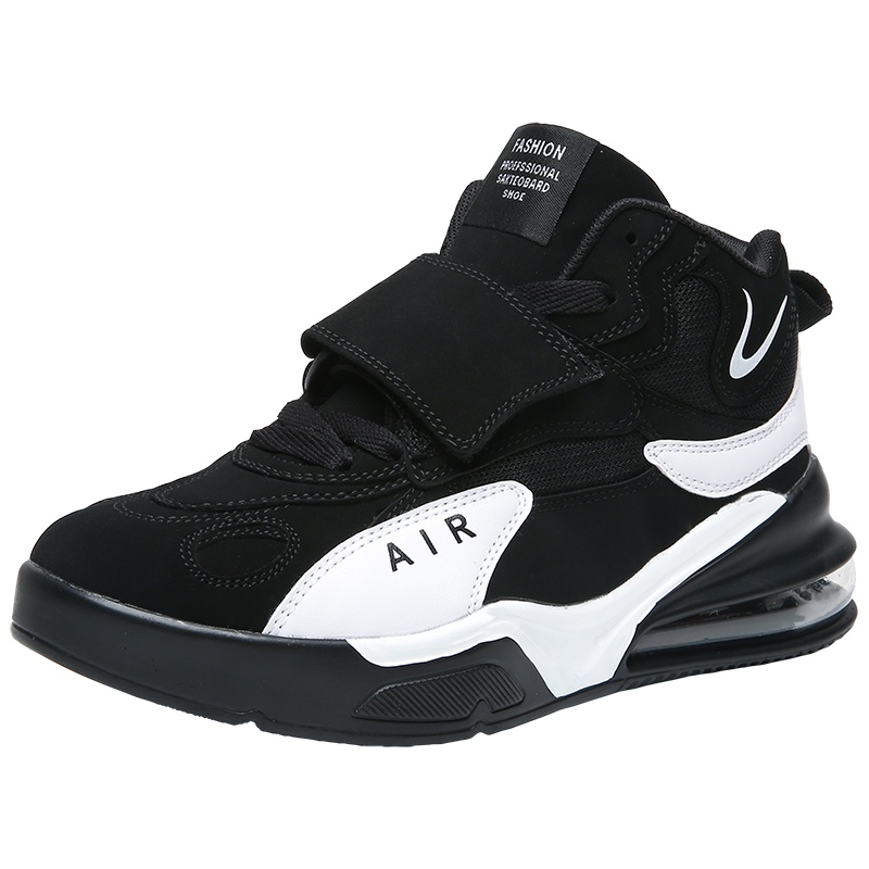 绛天新款篮球鞋男aj12021春季防滑耐磨学生高帮气垫运动鞋中大童休闲跑步鞋