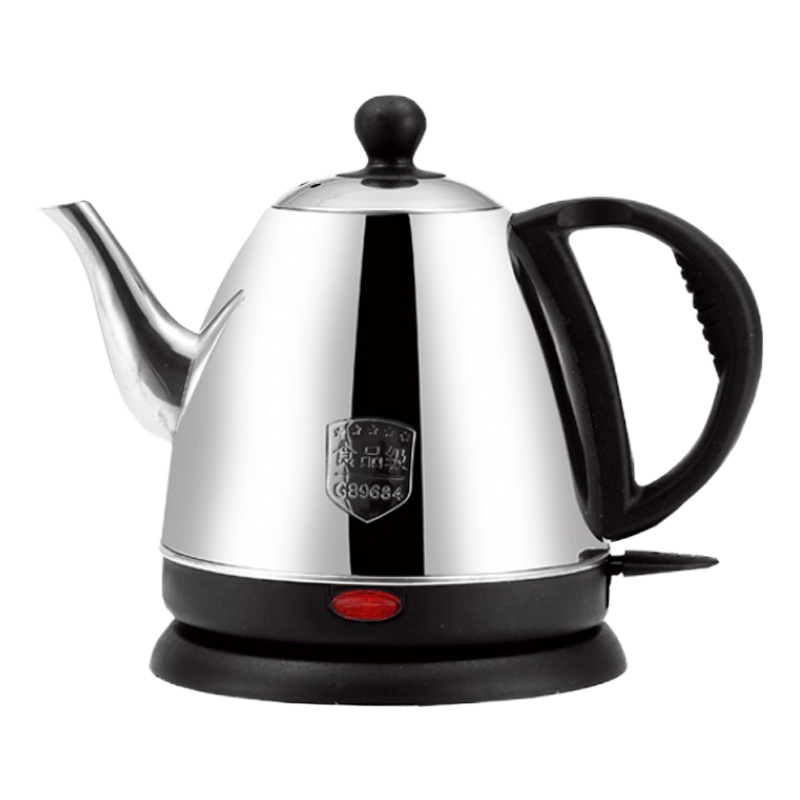 纳丽雅(Naliya)长嘴电热水壶家用不锈钢小煮水壶泡茶壶随手泡酒店烧水壶自动断电 1.0L分盖-